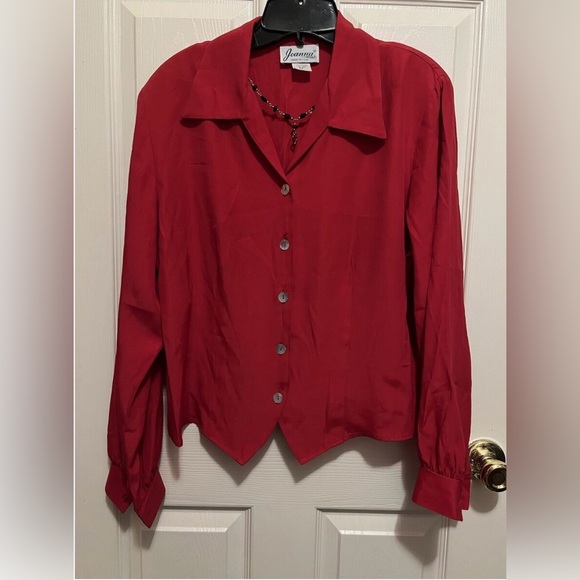 Chrysantheme ladies button down shirt - Picture 2 of 10